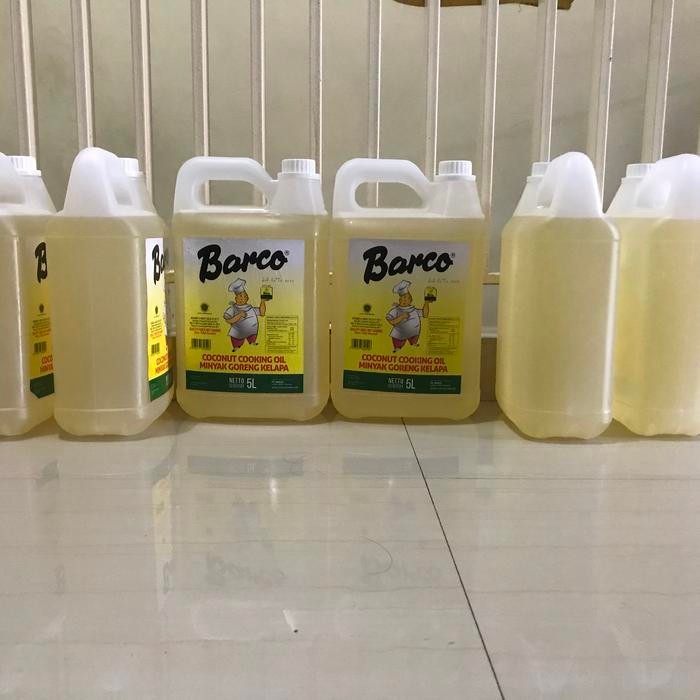 

New barco minyak goreng kelapa 5 Liter jerigen