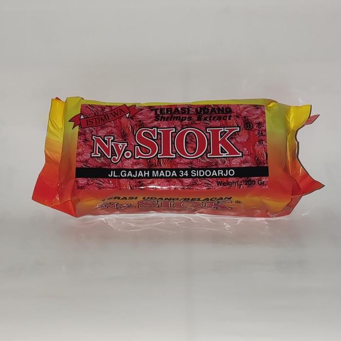 

New Terasi Udang Mentah Ny Siok 200Gr , Terasi Udang Mentah Nyonya Siok