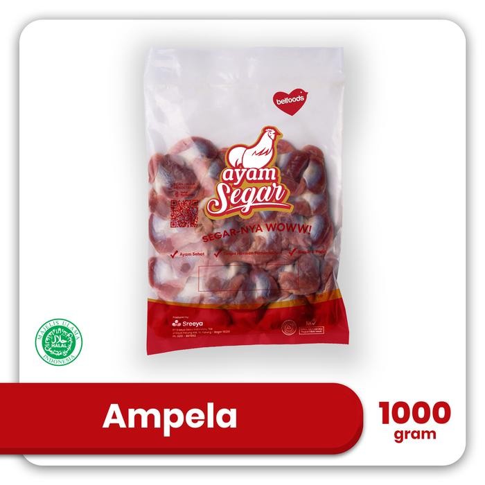 

AMPELA BELAH AYAM SREEYA 1KG BELFOODS JEROHAN HALAL New