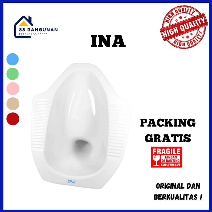 KLOSET JONGKOK INA UKURAN C-2 / CLOSET JONGKOK INA SANITARY WARE TERLENGKAP