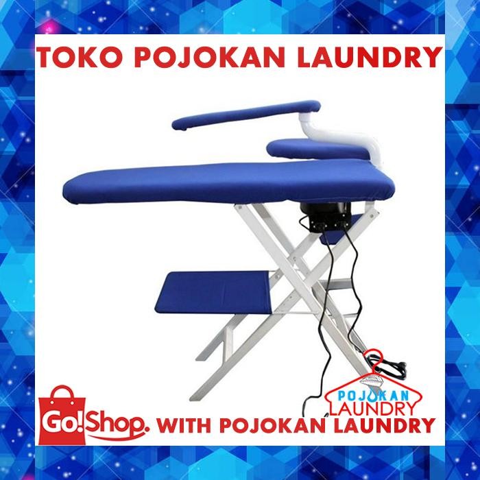 MEJA SETRIKA UAP / MEJA SETRIKA VAKUM LAUNDRY GARMENT MEGOCHI