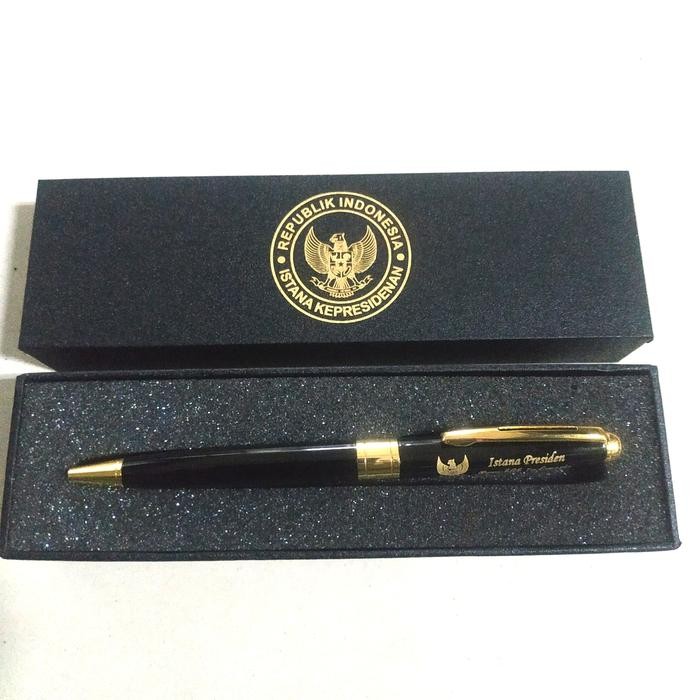 

pulpen stainless mewah istana presiden exclusive gratis Grafir nama