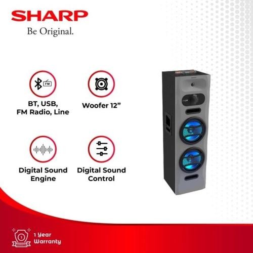 Sharp CBOXPRO X22 UBB Active Speaker CBOX-PRO X22UBB PRO X Series / 3 Way Speaker CBOXPRO X22UBB