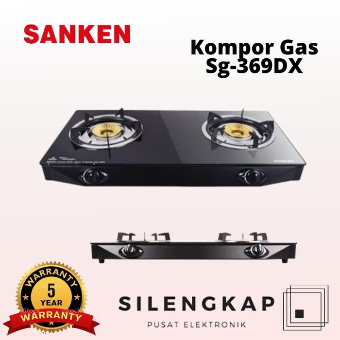 Sanken Kompor Gas SG 369DX - 2 Tungku
