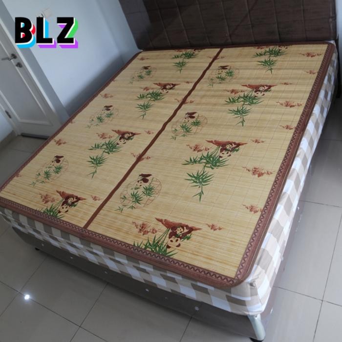BOLIZUN Tikar Bambu Tatami /TIkar Lipat Bambu Tatami 180x200cm
