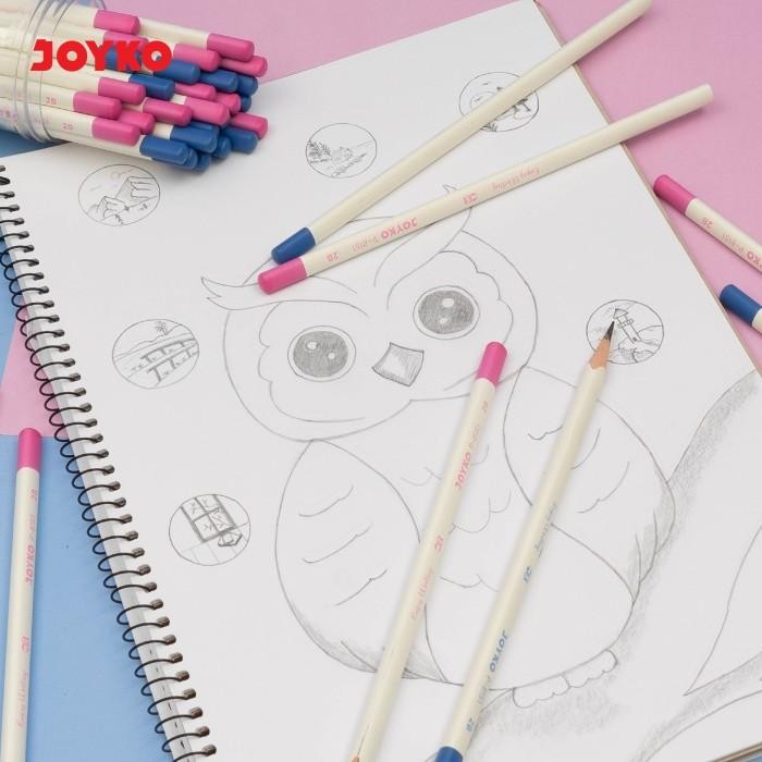 

Pencil Pensil Joyko P-8151 1 Drum 36 Pcs Enjoy Writing