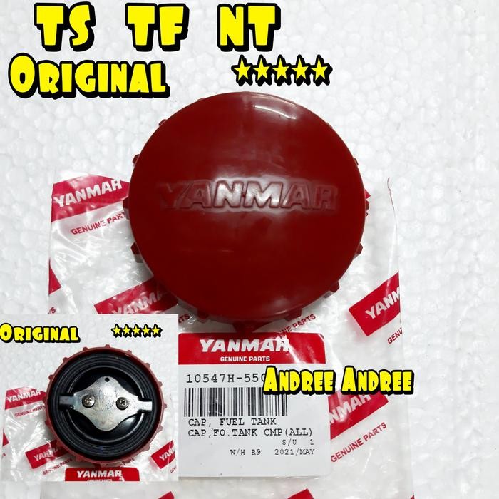 ,,,,,,,] Cap Fuel Tank Tutup Tangki Yanmar TS50 TS60 TS70 TS80 TS105 Original