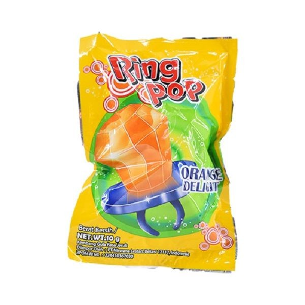 

RING POP CANDY LOLLIPOPS 10G