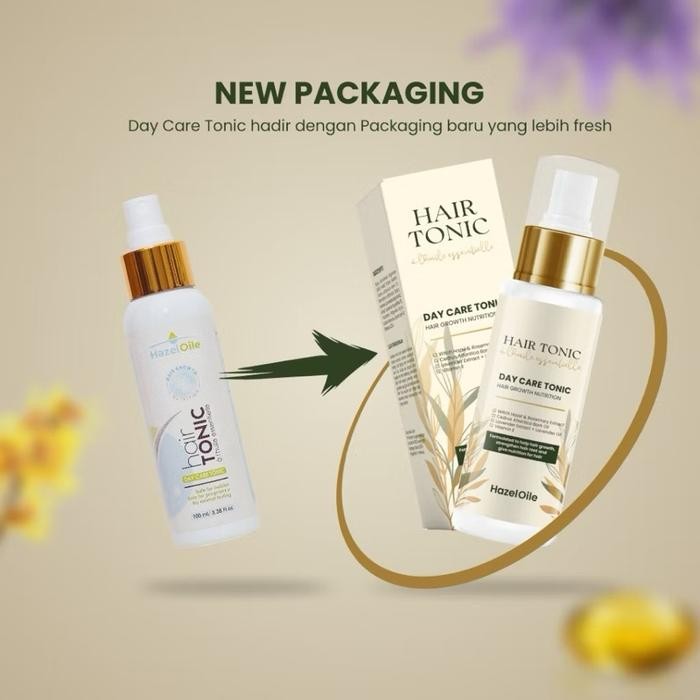 Terlaris Hazeloile Hair Tonic Hazeloile Day Care Tonic Perawatan Rambut Botak Ready