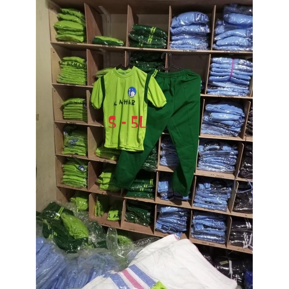 SERAGAM SD AL AZHAR" STELAN OLAH RAGA LAKI" UK XS - 10 L