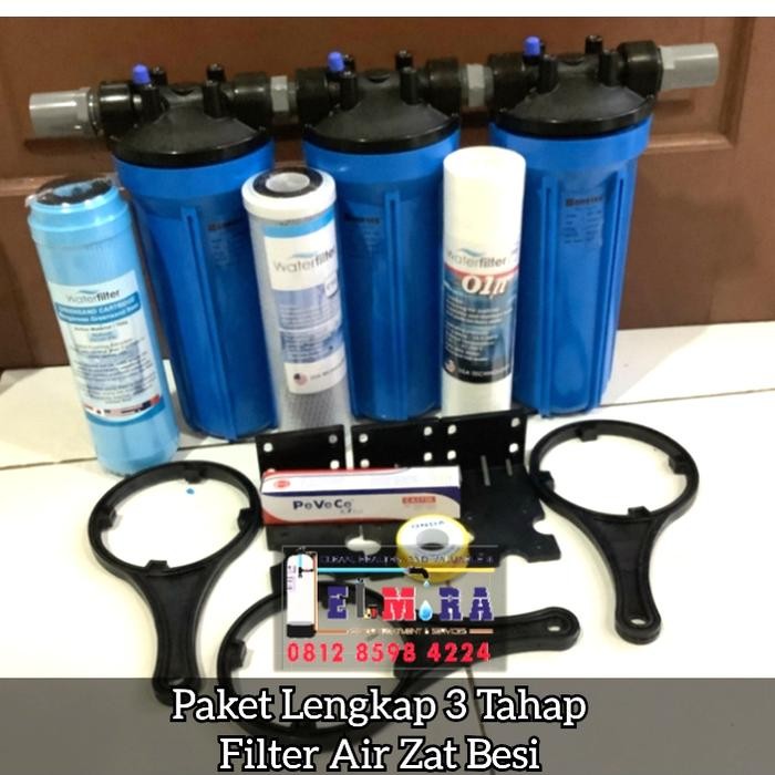 Filter Air Sumur Zat Besi 3 Tahap Ekonos