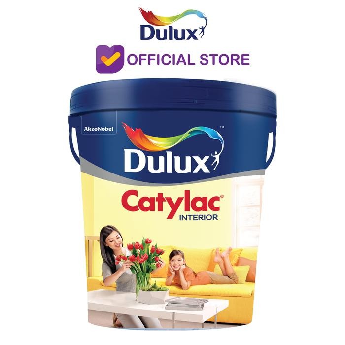 BEST SELLER CAT TEMBOK / CAT PLAFON DULUX CATYLAC WARNA PUTIH 1501 25KG PAIL
