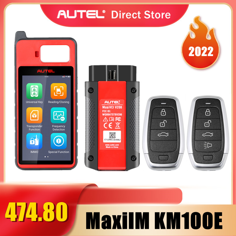 Autel MaxiIM KM100E KM100 E Universal Auto Key Generator Kit Key