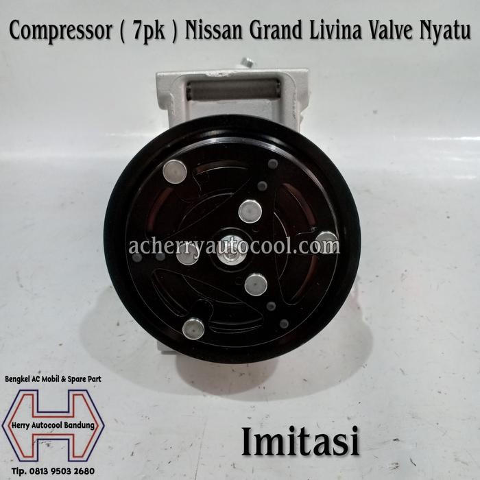 ] Compressor - Kompressor Ac Mobil Nissan Grand livina Valve Nyatu