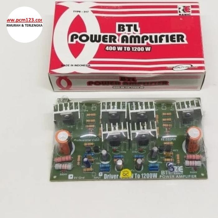Kit Driver Power Amplifier Btl Ranic 400W To 1200E 1200Watt 1200 Watt