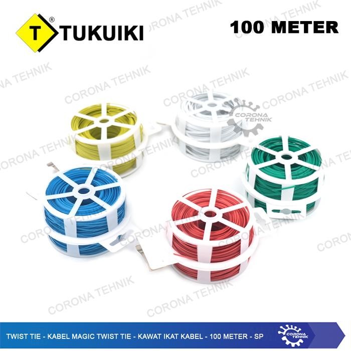 

Twist Tie - Kabel Magic Twist Tie - Kawat Ikat Kabel - 100 Meter - Sp