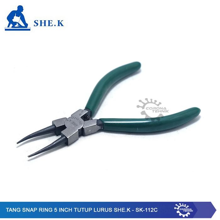 Tang Snap Ring 5 Inch Tutup Lurus She-K - Sk-112C