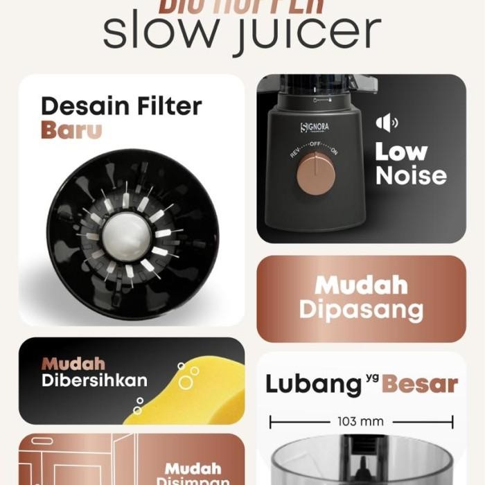 ald Big Hopper Slow Juicer Signora / Slow Juicer Signora