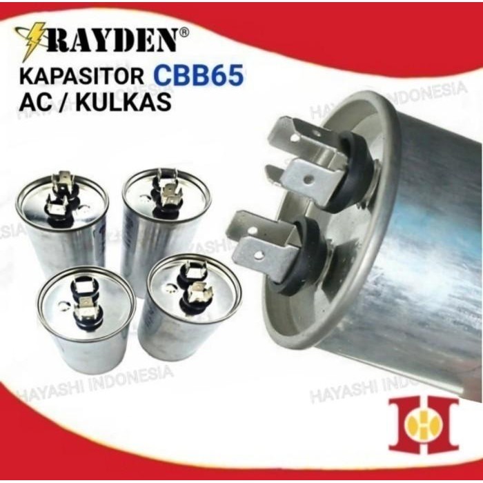 Kapasitor Ac Kulkas Cbb65 20Uf 25Uf 30Uf 35Uf 40Uf 45Uf 50Uf
