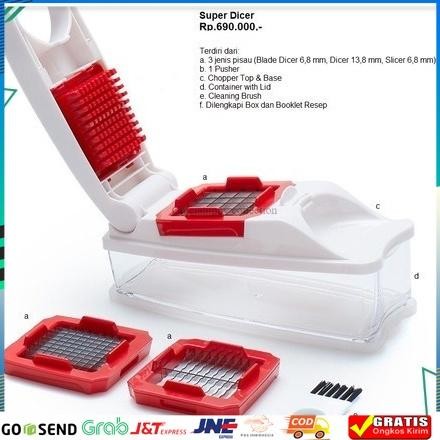 Tupperware Super Dicer original Alat pemotong terlaris