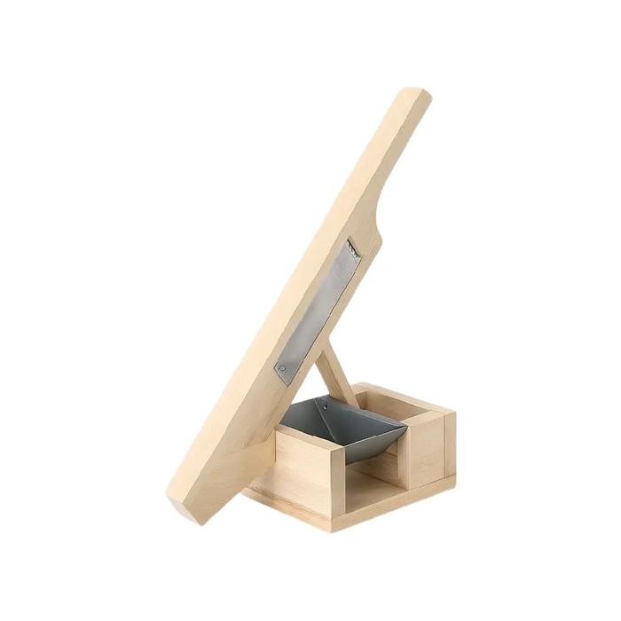 Parutan Singkong Manual Kayu Alat Pemotong Keripik Ubi, Tempe, Kerupuk Pisau Tajam Awet Kitchenware