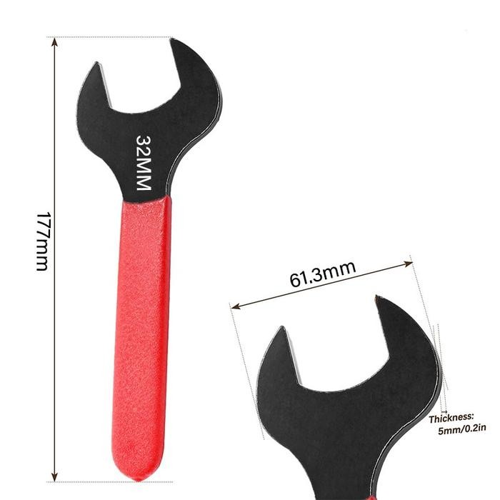 NEW.. KUNCI PAS KOMSTIR 32MM KUNCI STEL KOMSTIR KUNCI SHOCKBREKER MOTOR