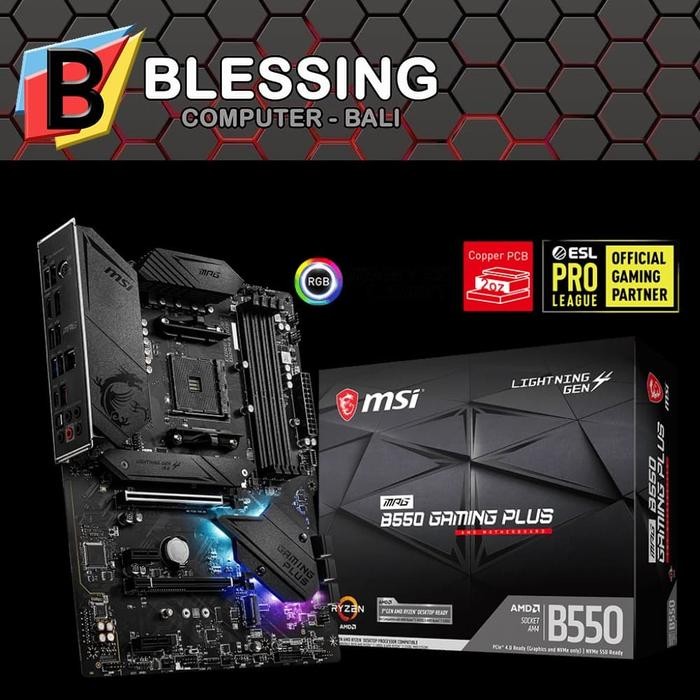 MSI B550 GAMING PLUS / Motherboard MSI MPG B550 GAMING PLUS