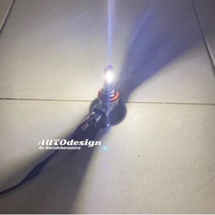 [2 Pcs] Lampu Led M3 Zes Chip H7 H8 H11 H16 Hb3 Hb4 6500K Car
