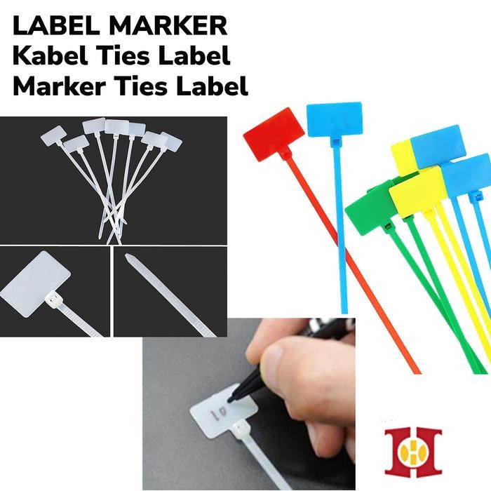 

Kabel Tis Tie Ties Cable Label Maker Marker Name Tag Label Pengikat