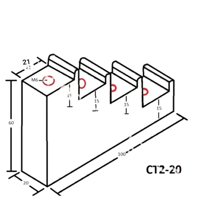 Step Isolator Busbar Support Ewig Ct4-20.