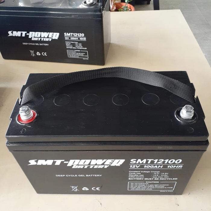 SAMOTO Battery 12V 100AH Baterai Aki Kering UPS SMT POWER SMT12100