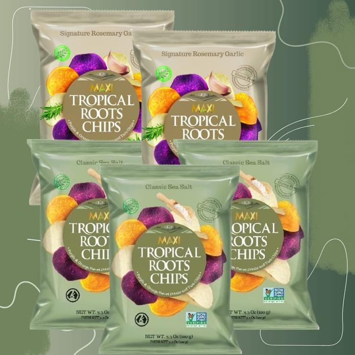 

MAXI Tropical Roots Chips 5 Packs / 100g best seller