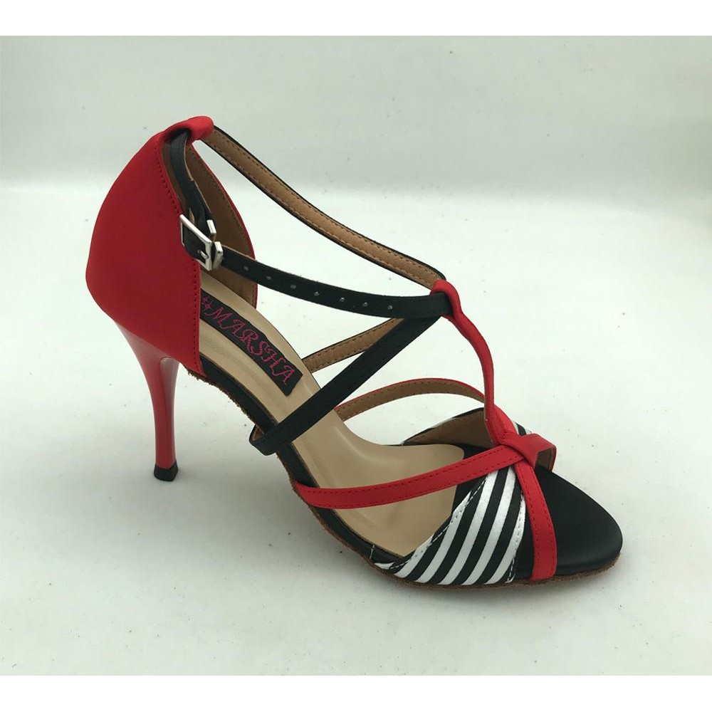 Fashional professional womens latin dance shoes ballroom salsa tango shoes wedding & party shoes red