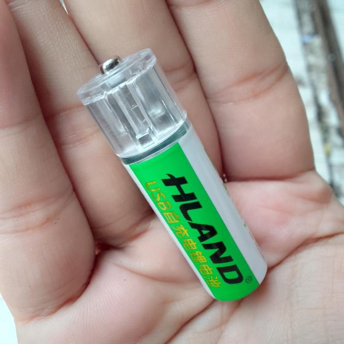 Baterai A2 AA Cas 1,5V Charger USB Isi Ulang 1,5 Volt Jam Dinding