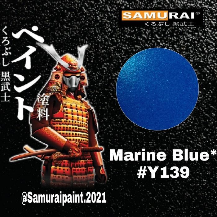 TERLARIS SAMURAI PAINT MARINE BLUE Y139 CAT SEMPROT SAMURAI WARNA BIRU CANDY