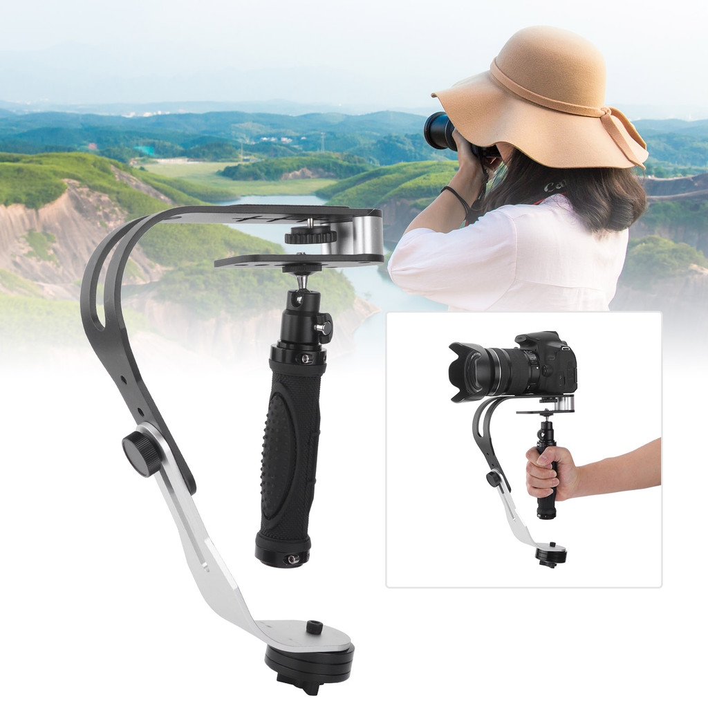 IMPORT Camera Stabilizer Handheld Video DSLR Camera Stabilizer Aluminum Alloy Bow Shape Stabilizer