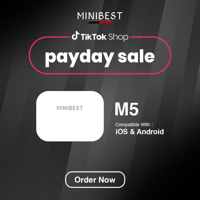 [ New M5 Pro 2 Series ] Minibest M5 Pro 2 True Wireless Stereo TWS Headset Headphones Earbuds