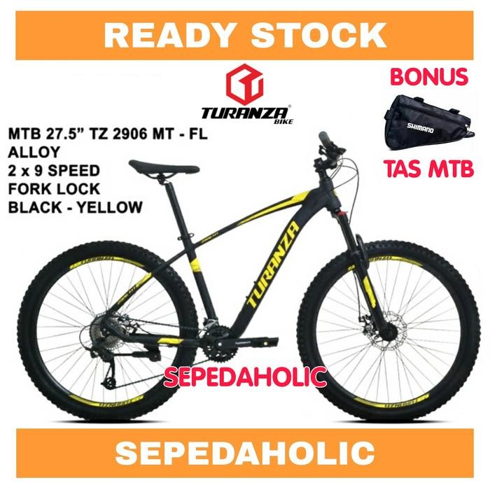 Sepeda Gunung 27.5 Inch MTB TURANZA TZ 2906 MT FL Alloy 18 Speed