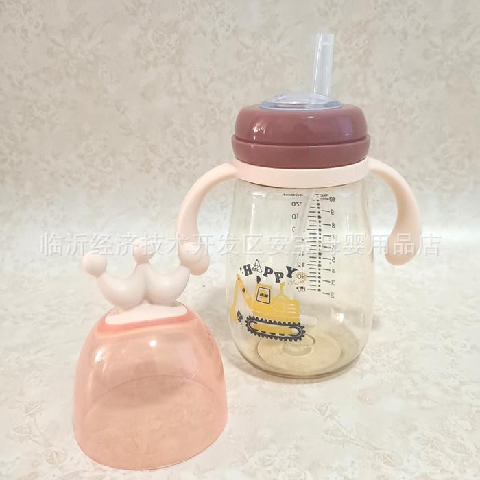 JTTOP" BOTOL 2IN1 DOT DAN SEDOTAN TRITAN PPSU MINUM PUTIH