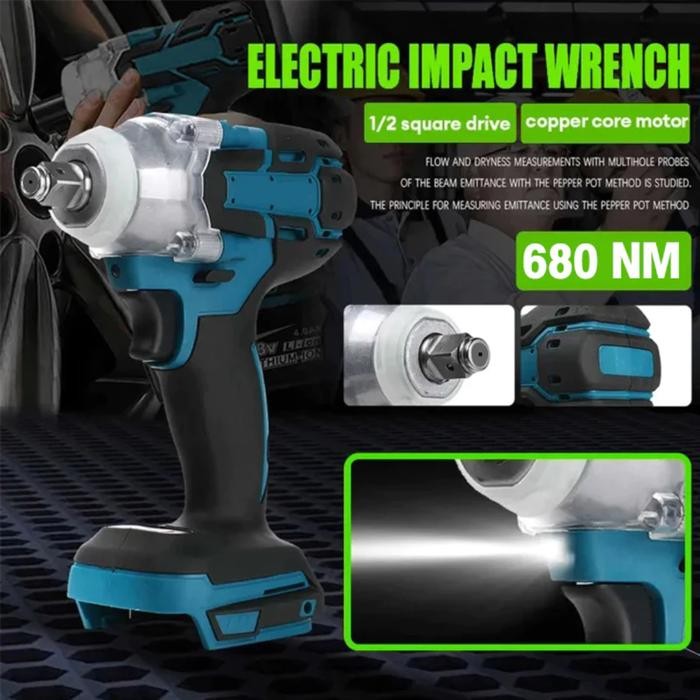 Reaim Brushless Bor Impact Baterai Mesin Impact Buka Baut Cordless Electric Wrench - Impact Wrench