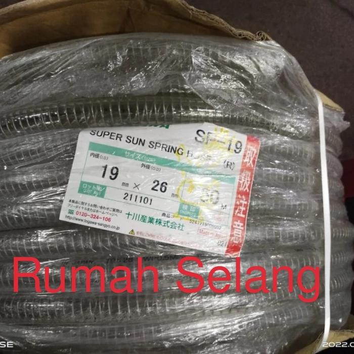 Selang Spring Togawa 19 x 26 / Selang Kawat Togawa 3/4 Inch / Selang