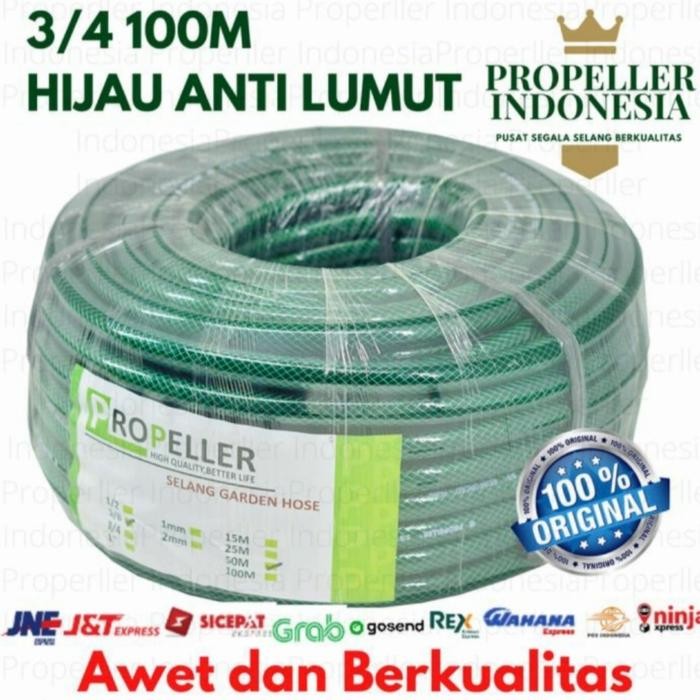 selang air anti lumut 3/4" inch 100 meter / Selang air benang 3/4"