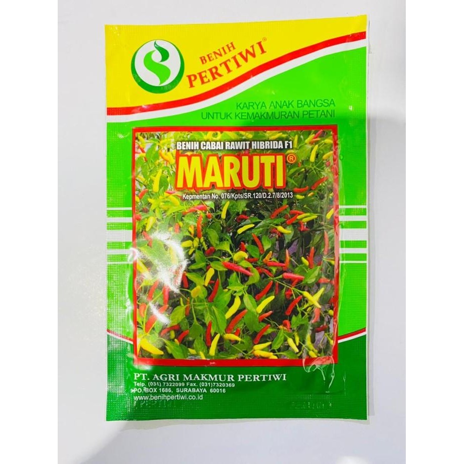 Benih Cabai Cabe Rawit MARUTI Pertiwi isi 10 gr