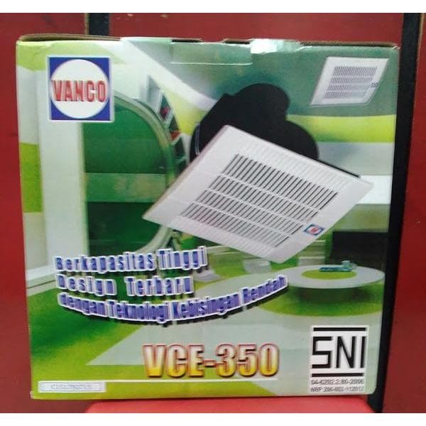 ram Exhaust Fan Plafon 12" Vanco Vce-350 alat pendingin