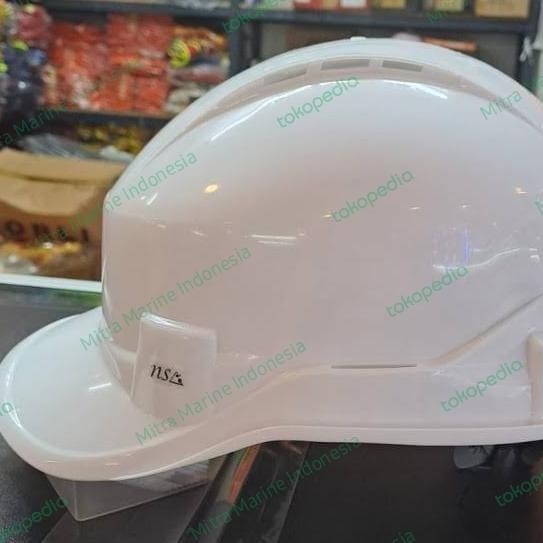 Helm Proyek NSA Pemutar/Helm Safety Fastrack NSA/Helm NSA VENTED Putih