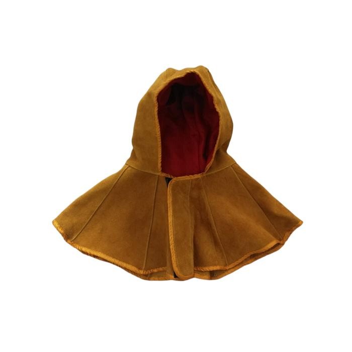 topi Safety Kulit - Leather Welding Cap - Welding Hood - Kerpus Proyek