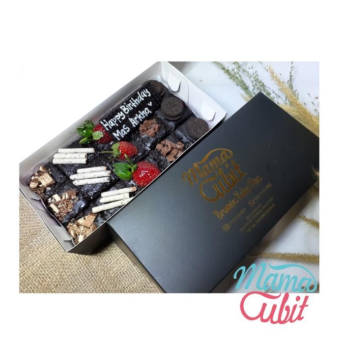 PREMIUM Brownies potong/kue ulang tahun/brownies kukus/kue