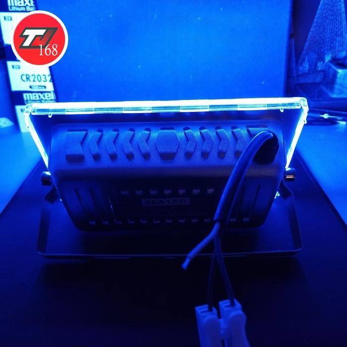 LAMPU SOROT LAMPU HIAS IKAN LAUT LAMPU BATU CORAL 50 WATT BIRU. LED SPEAKER