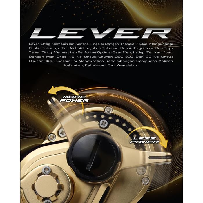 Daido - Reel Jigking Gold 200 300 400 - Reel Pancing