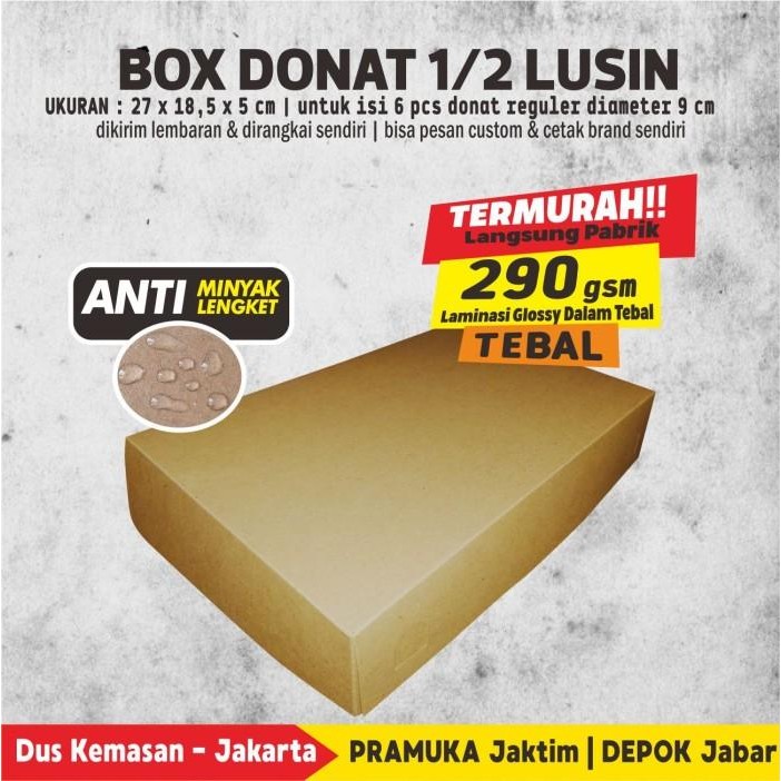 (Expert) Box Donat / Dus Donat isi 6